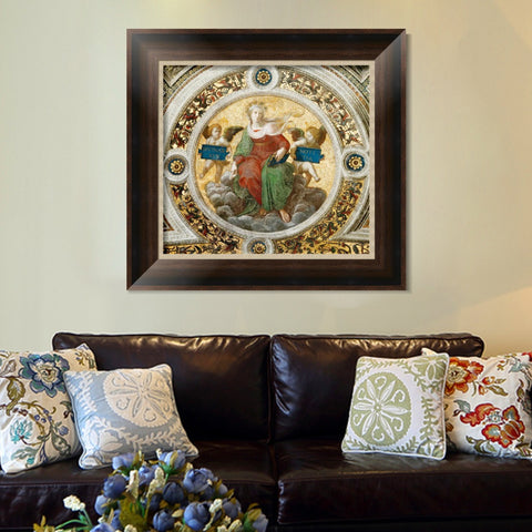INVIN ART Framed Canvas Art Giclee Print Series#060 by Raphael/Raffaello Sanzio Wall Art Living Room Home Office Decorations