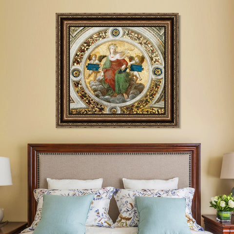 INVIN ART Framed Canvas Art Giclee Print Series#060 by Raphael/Raffaello Sanzio Wall Art Living Room Home Office Decorations