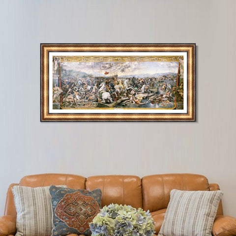 INVIN ART Framed Canvas Art Giclee Print Series#072 by Raphael/Raffaello Sanzio Wall Art Living Room Home Office Decorations
