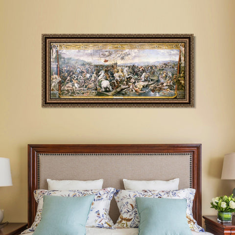 INVIN ART Framed Canvas Art Giclee Print Series#072 by Raphael/Raffaello Sanzio Wall Art Living Room Home Office Decorations