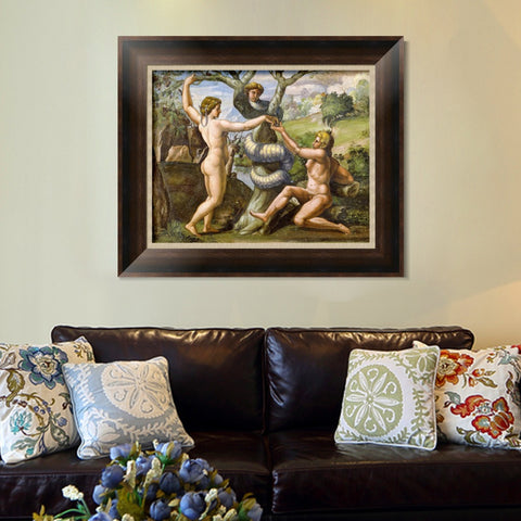 INVIN ART Framed Canvas Art Giclee Print Series#074 by Raphael/Raffaello Sanzio Wall Art Living Room Home Office Decorations