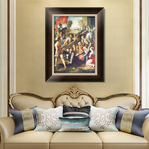 INVIN ART Framed Canvas Art Giclee Print Series#100 by Raphael/Raffaello Sanzio Wall Art Living Room Home Office Decorations