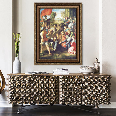 INVIN ART Framed Canvas Art Giclee Print Series#100 by Raphael/Raffaello Sanzio Wall Art Living Room Home Office Decorations