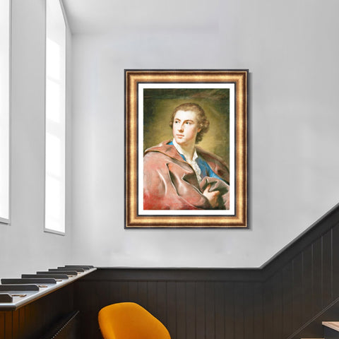 INVIN ART Framed Canvas Art Giclee Print Series#104 by Raphael/Raffaello Sanzio Wall Art Living Room Home Office Decorations