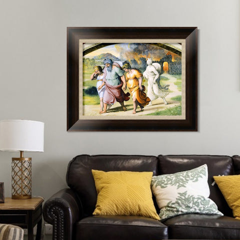 INVIN ART Framed Canvas Art Giclee Print Series#116 by Raphael/Raffaello Sanzio Wall Art Living Room Home Office Decorations