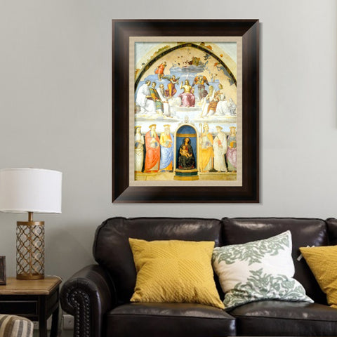 INVIN ART Framed Canvas Art Giclee Print Series#119 by Raphael/Raffaello Sanzio Wall Art Living Room Home Office Decorations