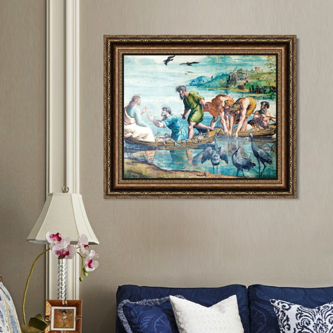 INVIN ART Framed Canvas Art Giclee Print Series#124 by Raphael/Raffaello Sanzio Wall Art Living Room Home Office Decorations