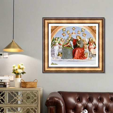 INVIN ART Framed Canvas Art Giclee Print Series#127 by Raphael/Raffaello Sanzio Wall Art Living Room Home Office Decorations