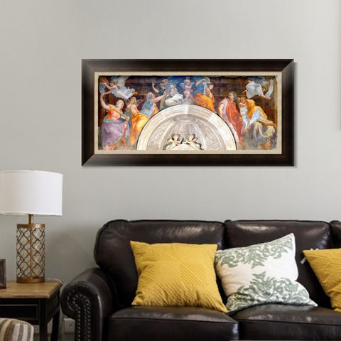 INVIN ART Framed Canvas Art Giclee Print Series#135 by Raphael/Raffaello Sanzio Wall Art Living Room Home Office Decorations