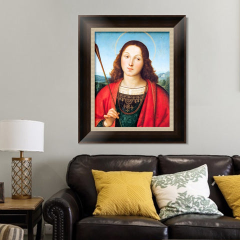 INVIN ART Framed Canvas Art Giclee Print Series#139 by Raphael/Raffaello Sanzio Wall Art Living Room Home Office Decorations