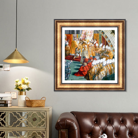 INVIN ART Framed Canvas Art Giclee Print Series#140 by Raphael/Raffaello Sanzio Wall Art Living Room Home Office Decorations