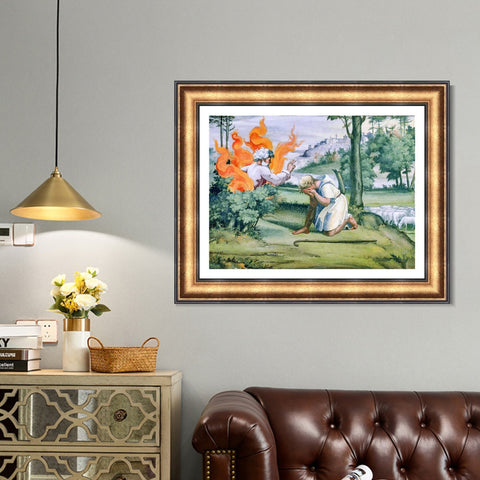 INVIN ART Framed Canvas Art Giclee Print Series#141 by Raphael/Raffaello Sanzio Wall Art Living Room Home Office Decorations