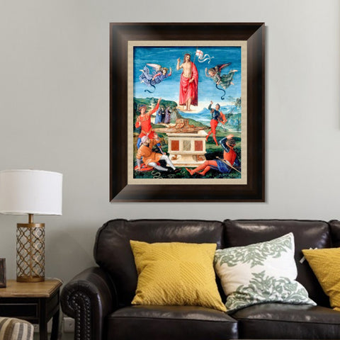INVIN ART Framed Canvas Art Giclee Print Series#145 by Raphael/Raffaello Sanzio Wall Art Living Room Home Office Decorations