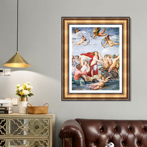 INVIN ART Framed Canvas Art Giclee Print Series#149 by Raphael/Raffaello Sanzio Wall Art Living Room Home Office Decorations