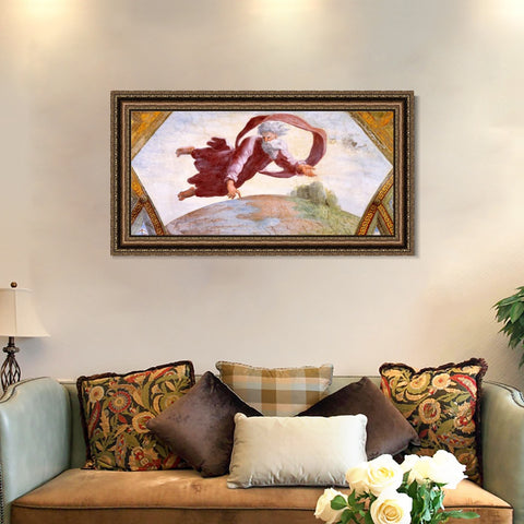 INVIN ART Framed Canvas Art Giclee Print Series#153 by Raphael/Raffaello Sanzio Wall Art Living Room Home Office Decorations