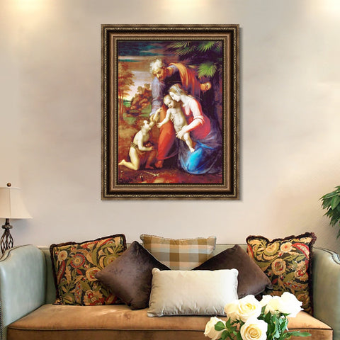 INVIN ART Framed Canvas Art Giclee Print Series#155 by Raphael/Raffaello Sanzio Wall Art Living Room Home Office Decorations