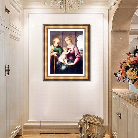 INVIN ART Framed Canvas Art Giclee Print Series#156 by Raphael/Raffaello Sanzio Wall Art Living Room Home Office Decorations