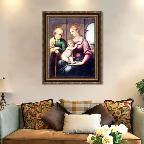 INVIN ART Framed Canvas Art Giclee Print Series#156 by Raphael/Raffaello Sanzio Wall Art Living Room Home Office Decorations