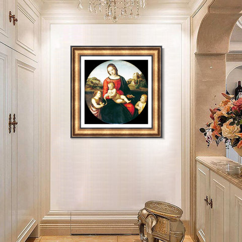 INVIN ART Framed Canvas Art Giclee Print Series#163 by Raphael/Raffaello Sanzio Wall Art Living Room Home Office Decorations