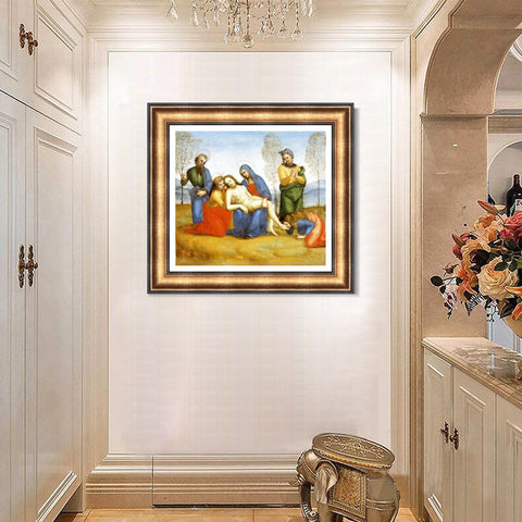 INVIN ART Framed Canvas Art Giclee Print Series#169 by Raphael/Raffaello Sanzio Wall Art Living Room Home Office Decorations