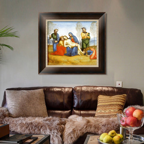 INVIN ART Framed Canvas Art Giclee Print Series#169 by Raphael/Raffaello Sanzio Wall Art Living Room Home Office Decorations