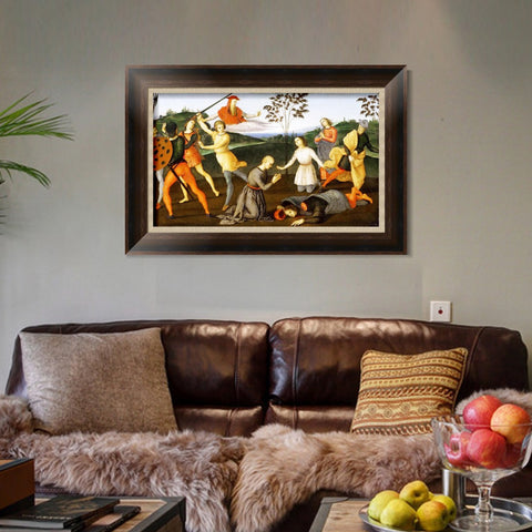 INVIN ART Framed Canvas Art Giclee Print Series#173 by Raphael/Raffaello Sanzio Wall Art Living Room Home Office Decorations