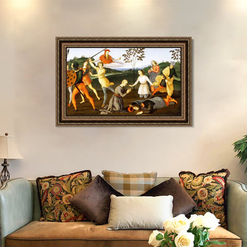 INVIN ART Framed Canvas Art Giclee Print Series#173 by Raphael/Raffaello Sanzio Wall Art Living Room Home Office Decorations