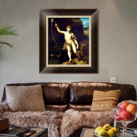 INVIN ART Framed Canvas Art Giclee Print Series#174 by Raphael/Raffaello Sanzio Wall Art Living Room Home Office Decorations