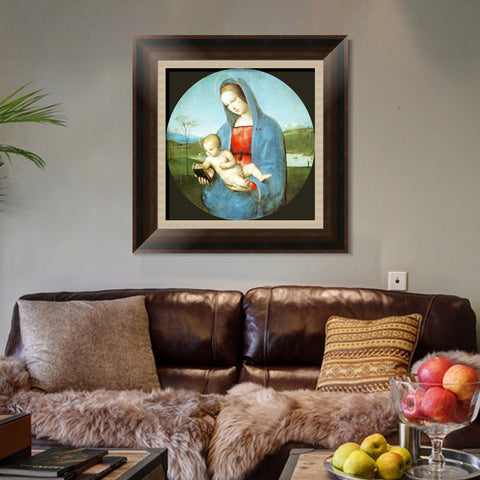 INVIN ART Framed Canvas Art Giclee Print Series#183 by Raphael/Raffaello Sanzio Wall Art Living Room Home Office Decorations