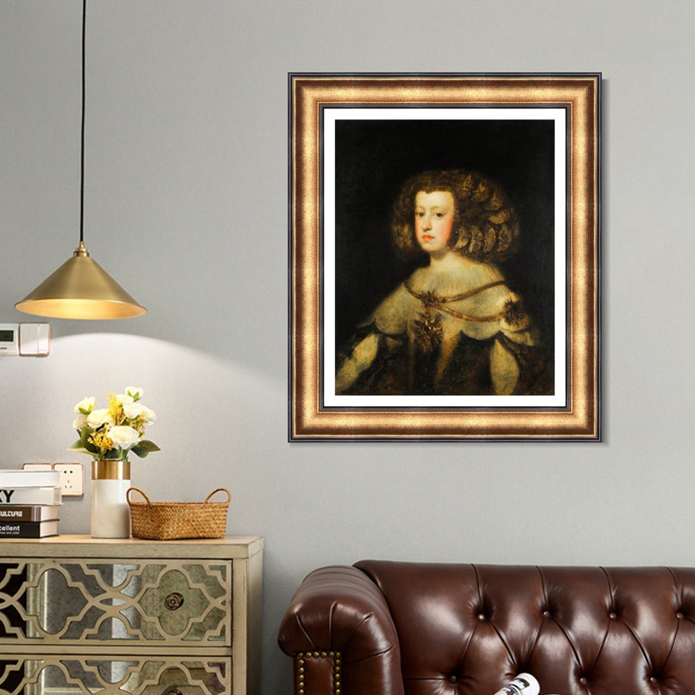 INVIN ART Framed Canvas Art Giclee Print Series#004 by Diego Velazquez Wall Art