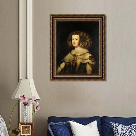 INVIN ART Framed Canvas Art Giclee Print Series#004 by Diego Velazquez Wall Art Living Room Home Office Decorations