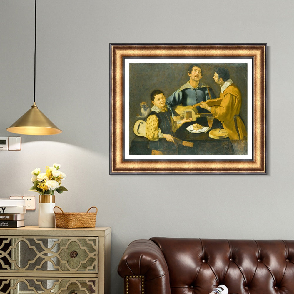INVIN ART Framed Canvas Art Giclee Print Series#005 by Diego Velazquez Wall Art