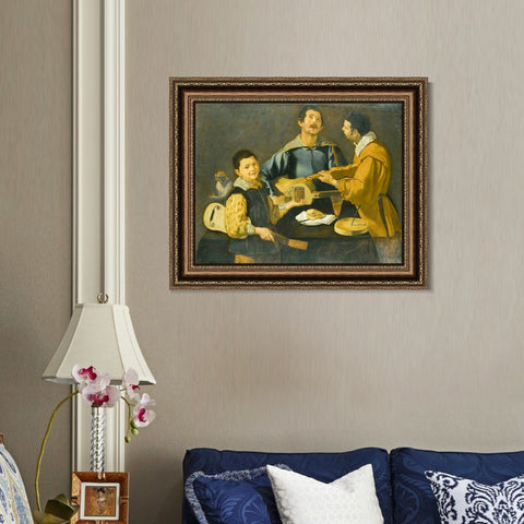 INVIN ART Framed Canvas Art Giclee Print Series#005 by Diego Velazquez Wall Art Living Room Home Office Decorations