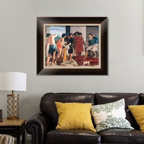INVIN ART Framed Canvas Art Giclee Print Joseph's Bloody Coat Brought to Jacob by the Christian Soul by Diego Velazquez Wall Art Living Decorations