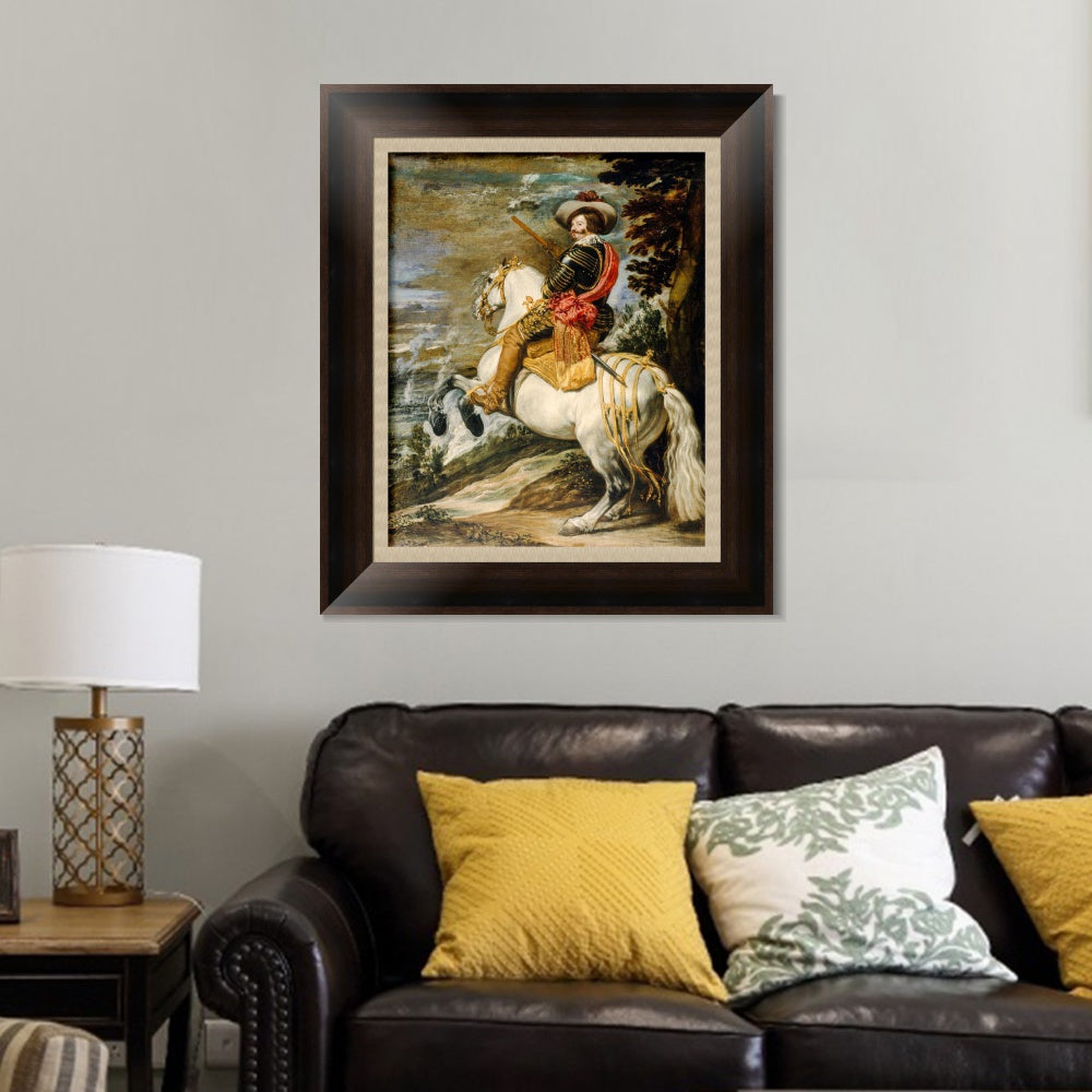 INVIN ART Framed Canvas Art Giclee Print Series#026 by the Christian Soul by Diego Velazquez Wall Art