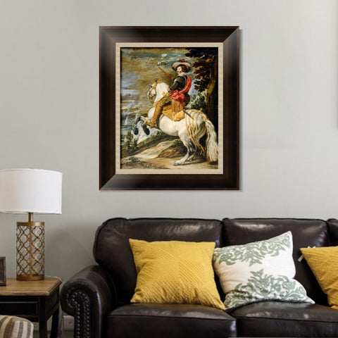INVIN ART Framed Canvas Art Giclee Print Series#026 by the Christian Soul by Diego Velazquez Wall Art Living Room Home Office Decorations