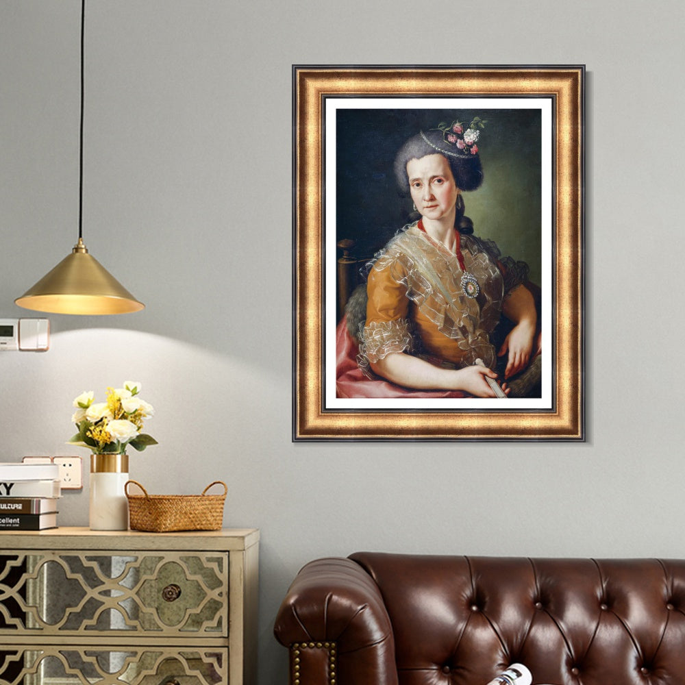INVIN ART Framed Canvas Art Giclee Print Zacarias by the Christian Soul by Diego Velazquez Wall Art