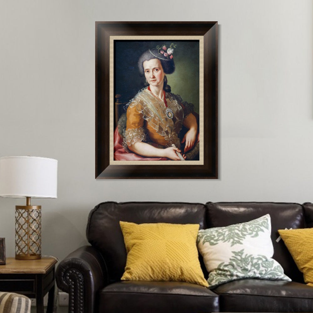 INVIN ART Framed Canvas Art Giclee Print Zacarias by the Christian Soul by Diego Velazquez Wall Art