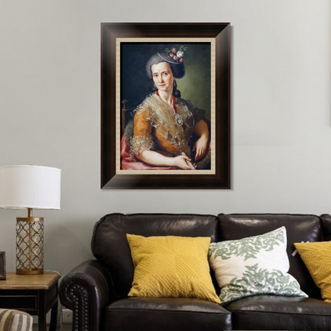 INVIN ART Framed Canvas Art Giclee Print Zacarias by the Christian Soul by Diego Velazquez Wall Art Living Room Home Office Decorations
