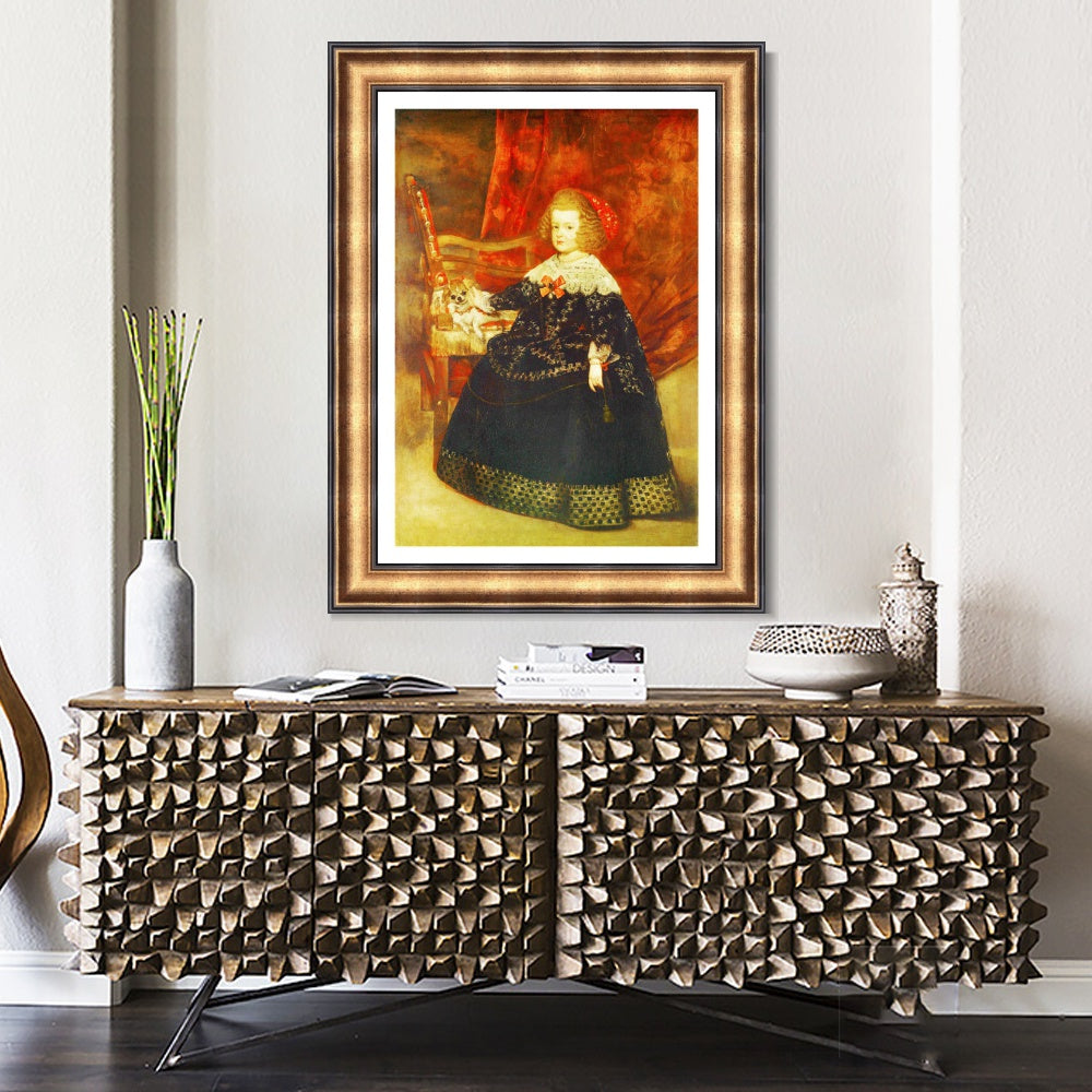 INVIN ART Framed Canvas Art Giclee Print Series#032 by the Christian Soul by Diego Velazquez Wall Art