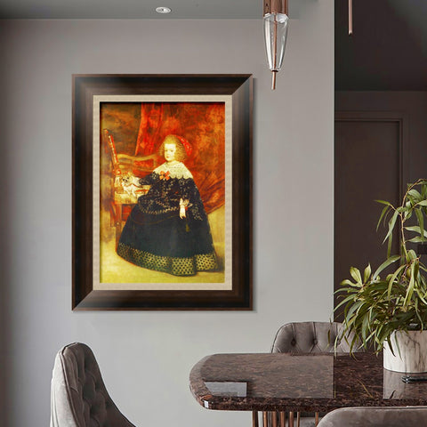 INVIN ART Framed Canvas Art Giclee Print Series#032 by the Christian Soul by Diego Velazquez Wall Art Living Room Home Office Decorations