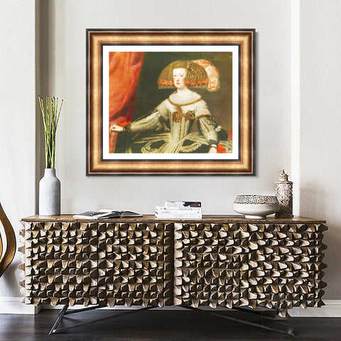 INVIN ART Framed Canvas Art Giclee Print Prince Philip Prospero by the Christian Soul by Diego Velazquez Wall Art Living Room Home Office Decorations