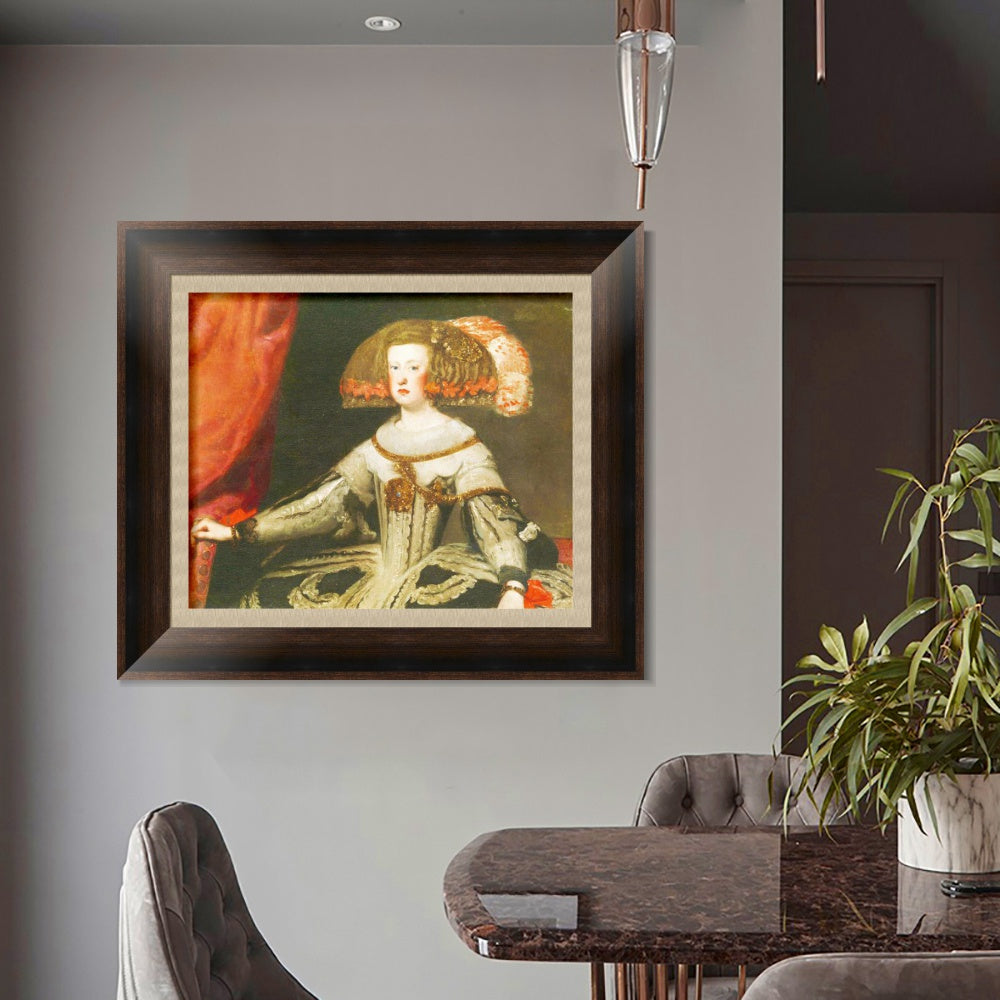 INVIN ART Framed Canvas Art Giclee Print Prince Philip Prospero by the Christian Soul by Diego Velazquez Wall Art