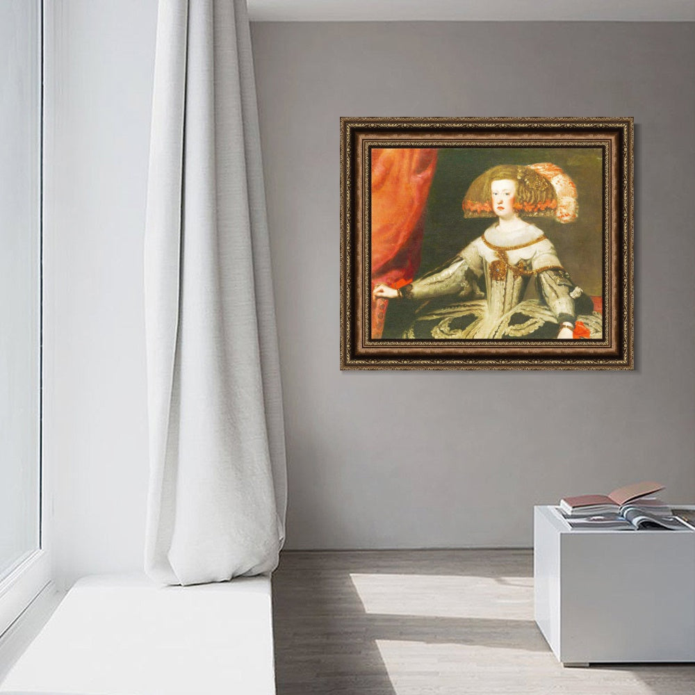 INVIN ART Framed Canvas Art Giclee Print Prince Philip Prospero by the Christian Soul by Diego Velazquez Wall Art