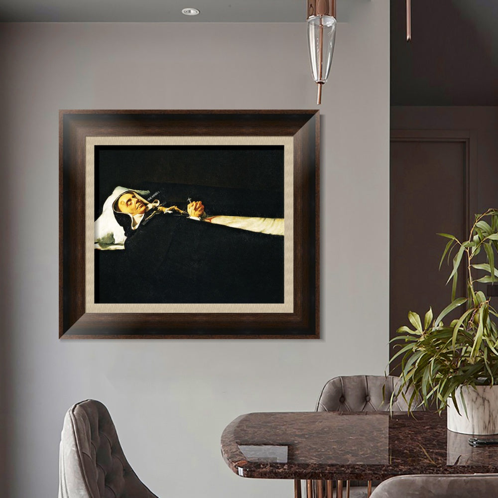 INVIN ART Framed Canvas Art Giclee Print Simon Rojas Velazquez by the Christian Soul by Diego Velazquez Wall Art