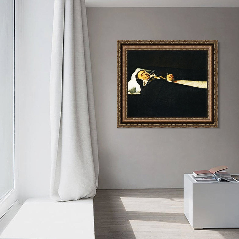 INVIN ART Framed Canvas Art Giclee Print Simon Rojas Velazquez by the Christian Soul by Diego Velazquez Wall Art