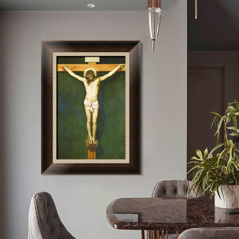 INVIN ART Framed Canvas Art Giclee Print Prince the Crucifixion by the Christian Soul by Diego Velazquez Wall Art Living Room Home Office Decorations