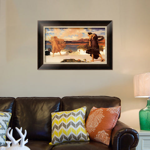 INVIN ART Framed Canvas Art Giclee Print Series#146 by William Adolphe Bouguereau Wall Art Living Room Home Office Decorations