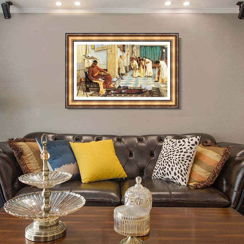 INVIN ART Framed Canvas Art Giclee Print Series#022 by John William Waterhouse Wall Art