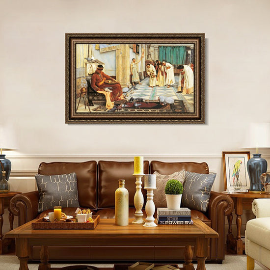 INVIN ART Framed Canvas Art Giclee Print Series#022 by John William Waterhouse Wall Art